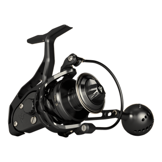 Visser No. 3 Series spinning reel in black