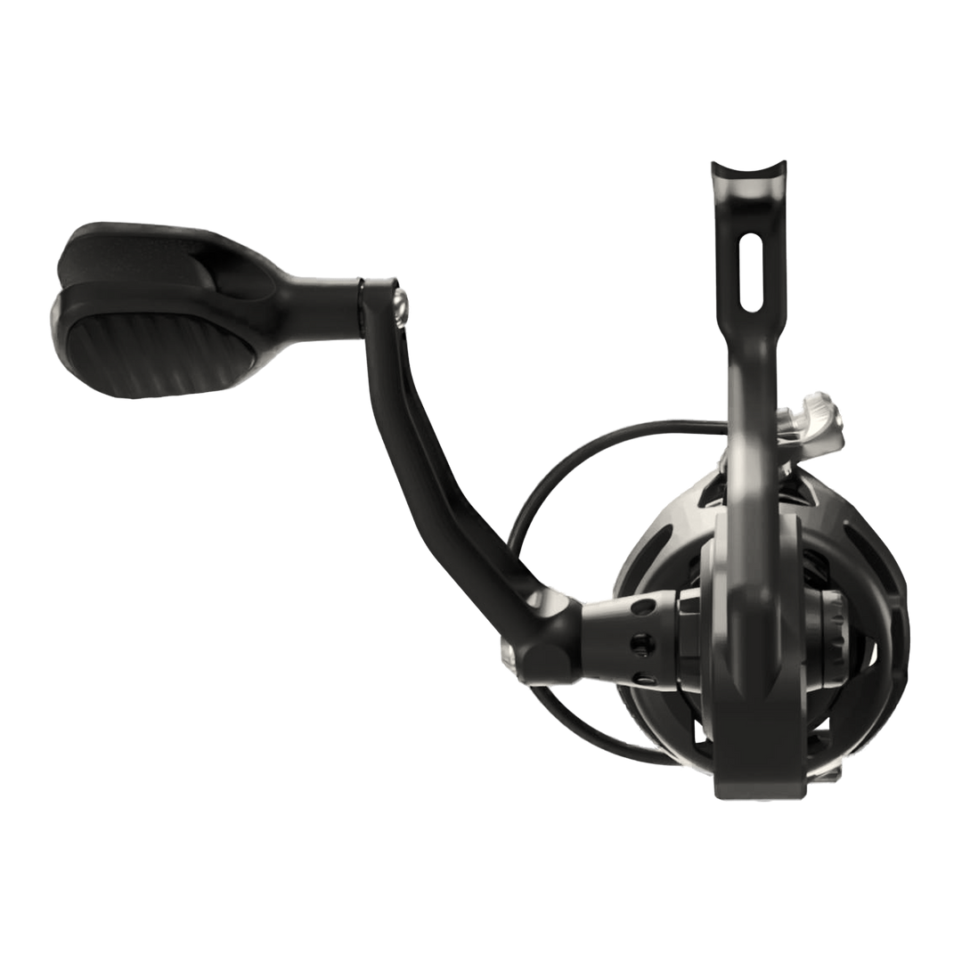 Visser Gaaf Series spinning reel in black, product view 8