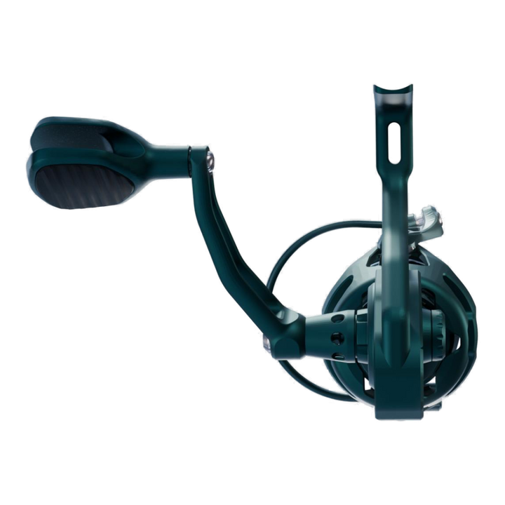 Visser Gaaf Series spinning reel in green, product view 8