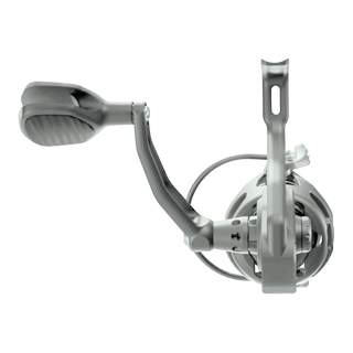 Visser Gaaf Series spinning reel in gunsmoke, product view 8