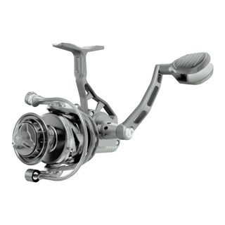 Visser Gaaf Series spinning reel in gunsmoke, product view 9