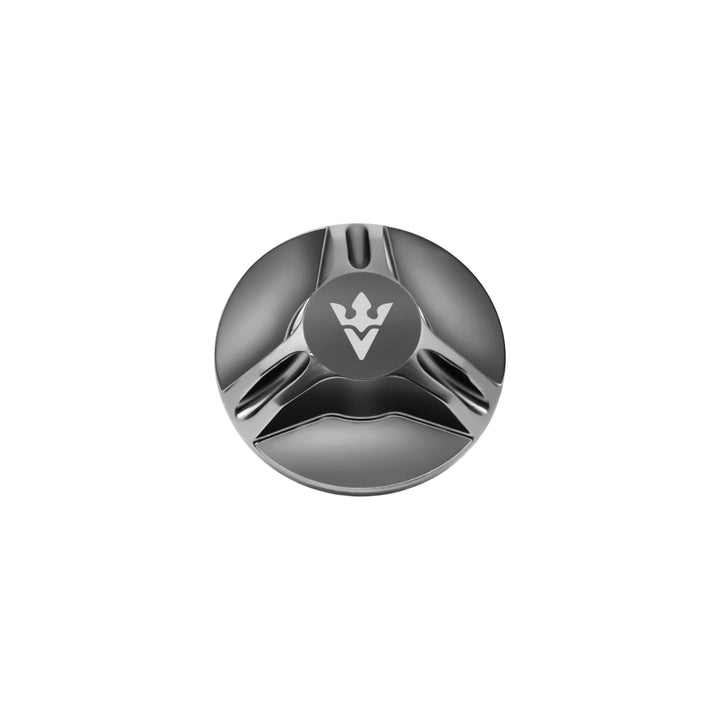 Gunsmoke Visser replacement drag knob with silver V logo